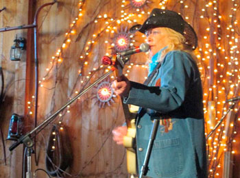 Joan with Purple Hill Band