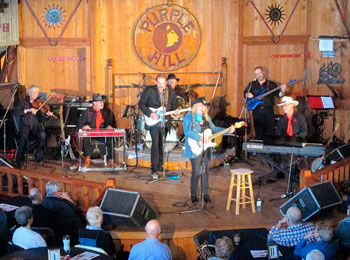 Joan with Purple Hill Band